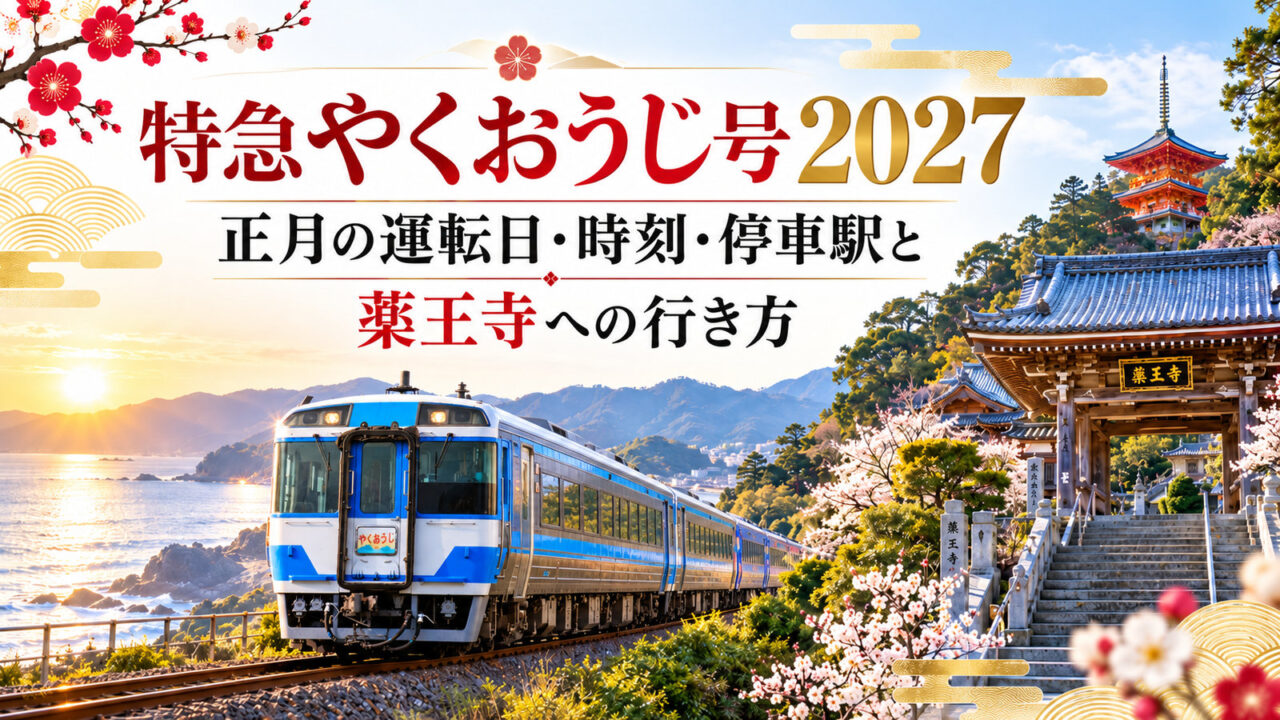 Tokkyu Yakuoji 2027 New Year illustrated featured image